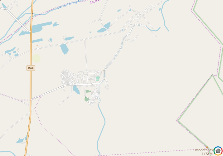Map location of Saron
